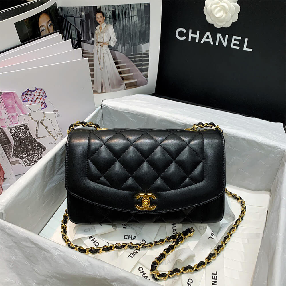 Ch**el Vintage Small Diana Flap Bag