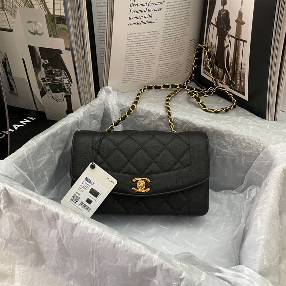 Ch**el Vintage Small Diana Flap Bag