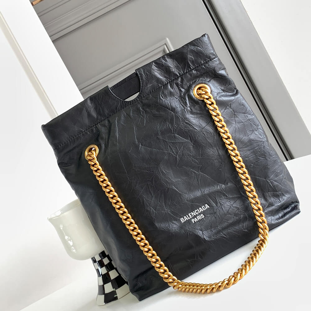 Ba1en*iaga Women’s Crush Tote Bag Small(HIGH-END GRADE)