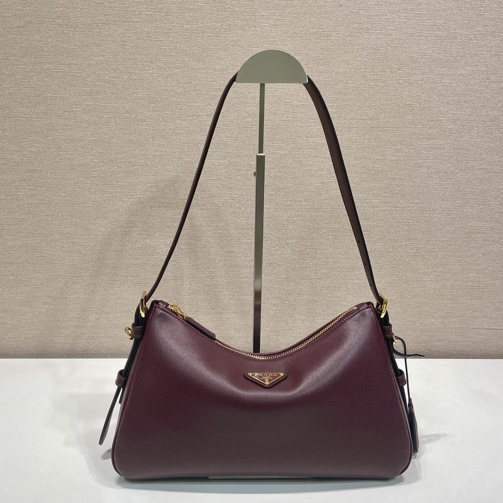 Pra*a Aimee medium leather shoulder bag(HIGH-END GRADE)